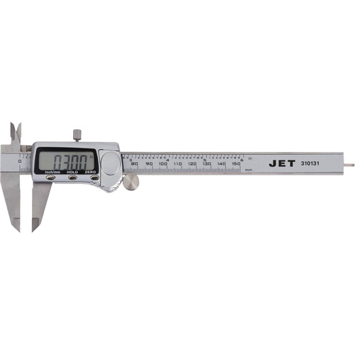 JEDC-6 Compas d'&eacute;paisseur num&eacute;rique premi&egrave;re qualit&eacute;, 0" - 6" (0 mm - 150 mm) gamme de mesure Duraquip Inc