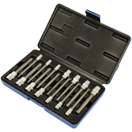 Jeu de douilles SAE/m&eacute;triques, Hexagonale, Prise 1/4"/3/8", 14 mr Duraquip Inc