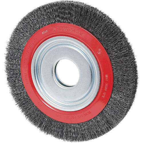Disque &agrave; fils cr&ecirc;p&eacute;s, 12" dia., Fils 0,014", Arbre 2" Duraquip Inc