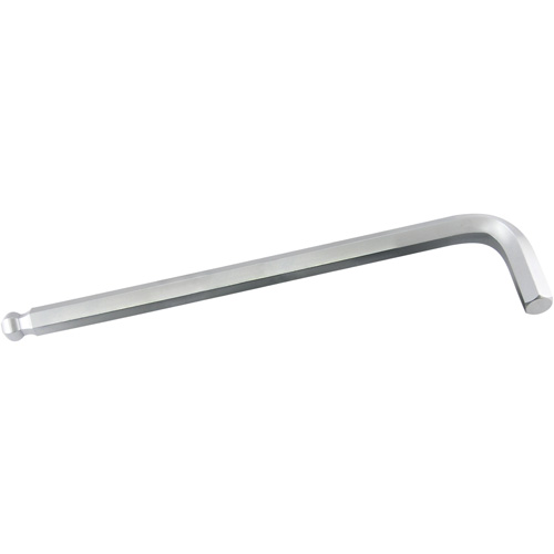Long Arm Hex Key, Ball End, 19 mm x L Shape Duraquip Inc