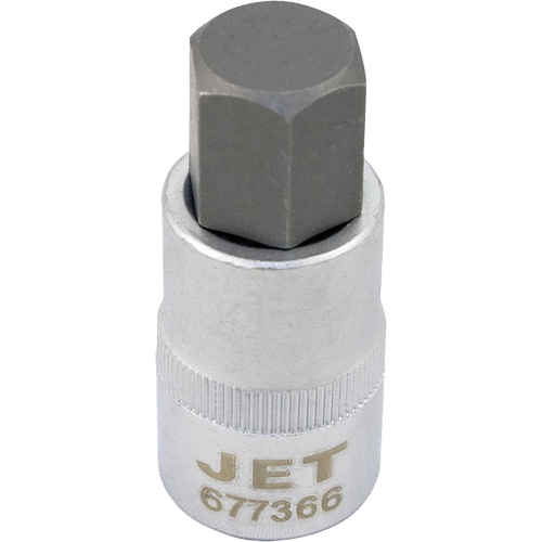 Bit Socket, Hex, 12 mm x 2" L, 1/2" Drive Duraquip Inc