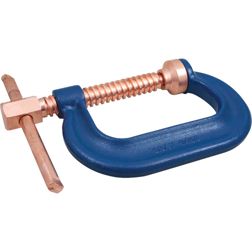 Heavy-Duty Forged C-Clamp, 6" (152 mm) Capacity, 3-7/8" (98 mm) Throat Depth Duraquip Inc