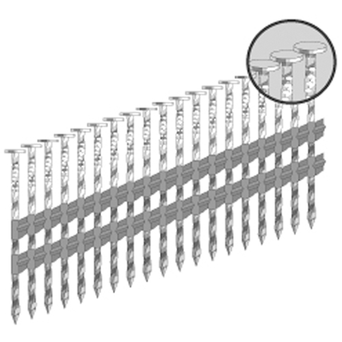 21° Strip Nails - Plastic Collated Duraquip Inc