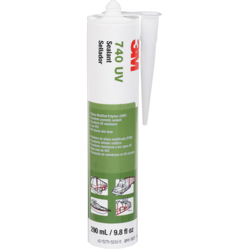 Scellant adh&eacute;sif 740 UV, 290 ml, Cartouche, Gris Duraquip Inc