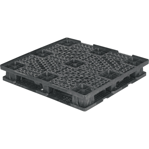 Double Deck Stackable Pallets, 4-Way Entry, 48-7/10" L x 45.7" W x 7-1/2" H Duraquip Inc
