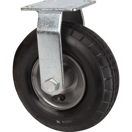 Roulettes pneumatiques, Fixe, 8" (203,2 mm), Pneumatique, 350 lb (158,8 kg) Duraquip Inc