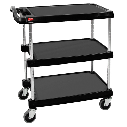 myCart Utility Cart, 3 Tiers, 26" x 36-7/8" x 36", 500 lbs. Capacity Duraquip Inc