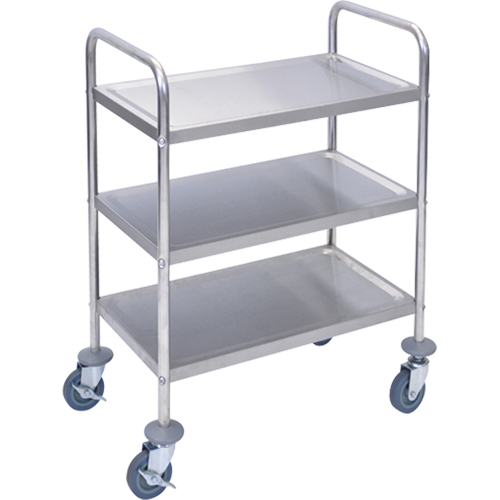 Chariot &agrave; tablettes, 3 Tiers, 16" la x 35" h x 26" p, Capacit&eacute; 200 lb Duraquip Inc