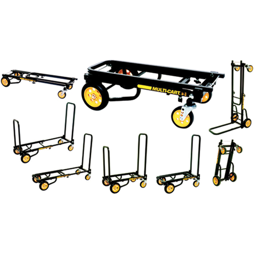 RockNRoller&reg; Multi-Cart&reg; 8-in-1 Equipment Transporter - Micro, Steel, 350 lbs. Capacity Duraquip Inc