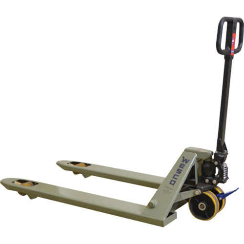 Quick Lift Pallet Trucks, Steel, 48" L x 27" W, 5500 lbs. Capacity Duraquip Inc