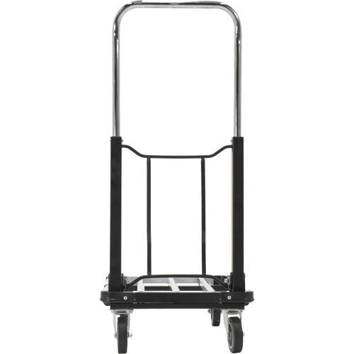 Chariot &agrave; plateforme repliable, Acier inoxydable, 300 lb, 28" lo x 16" la, Hauteur 33-1/2" Duraquip Inc