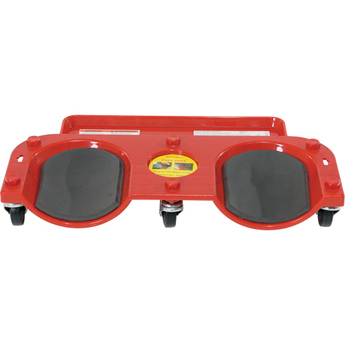 Rolling Knee Dolly, Plastic, Red, 350 lbs. Capacity Duraquip Inc