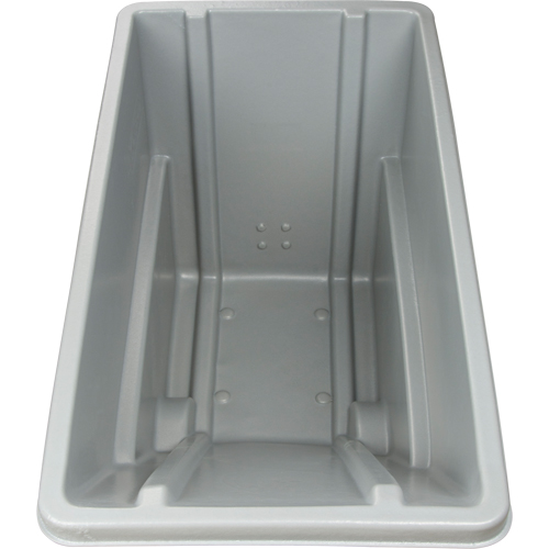 Chariot basculeur en acier, Poly&eacute;thyl&egrave;ne, 0,625 vg³, Capacit&eacute; de charge de 500 lb Duraquip Inc