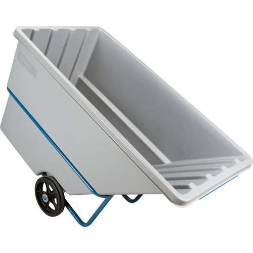 Tilt Truck, Polyethylene, 1.1 cu. yd., 2000 lbs. Load Capacity Duraquip Inc