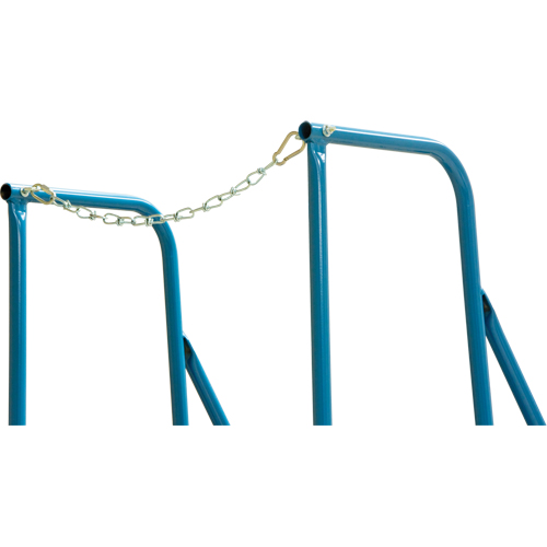 Escabeau roulant avec rails pour acc&egrave;s &agrave; une remorque, 4 marches, Largeur de la marche 22", Hauteur de la plateforme 37", Acier Duraquip Inc