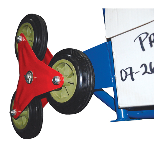 Stair Climbing Hand Truck, Steel Frame, 24" W x 45-3/4" H, 300 lbs. Capacity Duraquip Inc