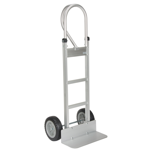 Diable d&eacute;mont&eacute;, Prise En P, Aluminium, Hauteur de 52-1/8", Capacit&eacute; 500 lb Duraquip Inc