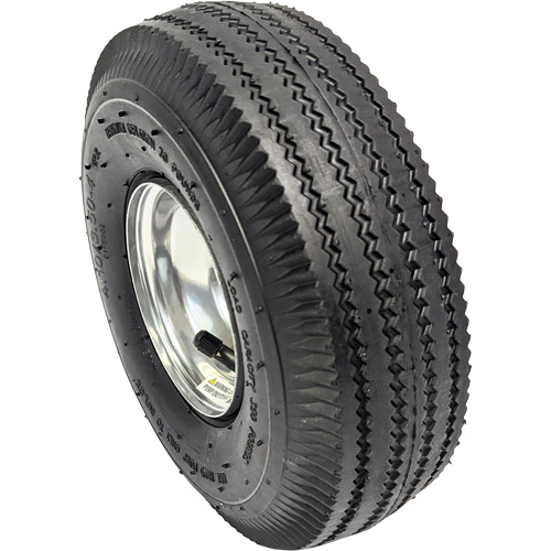Replacement Pneumatic Tire for Hand Truck, 10" (254 mm), 350 lbs. Capacity Duraquip Inc