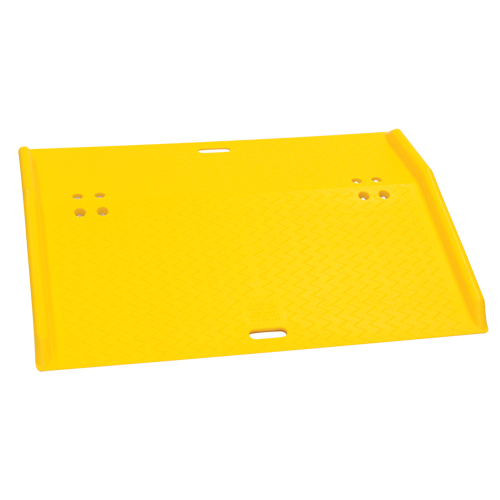 Rampe de quai de chargement portable en poly pour diable, Capacit&eacute; de charge 750 lb, 36" lo x 48" la x 5" h Duraquip Inc
