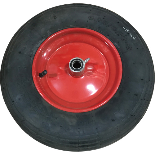 Pneumatic Wheel, 16" (406.4 mm), 575 lbs. (260 kg.) Capacity Duraquip Inc