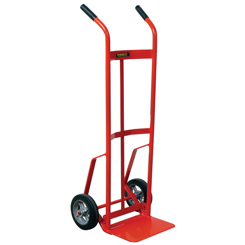 Hand Truck with Reinforced Noseplate - 136RN-HB, Dual Handle, Steel, 51" Height, 800 lbs. Capacity Duraquip Inc
