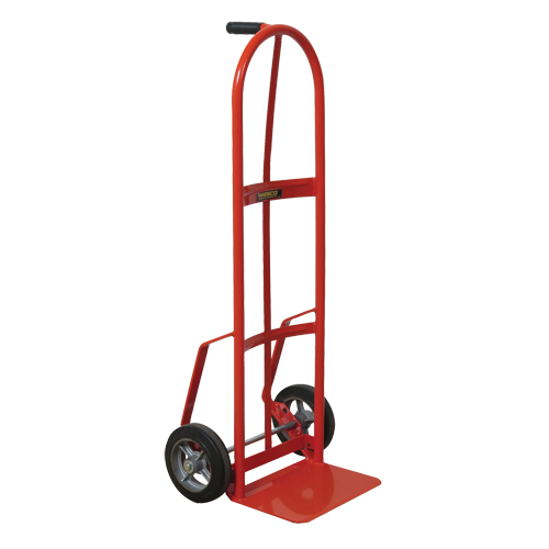 Hand Truck with Reinforced Noseplate - 126RN-HB, Single Grip Handle, Steel, 51" Height, 800 lbs. Capacity Duraquip Inc