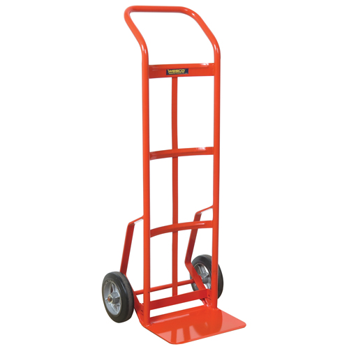 Hand Truck with Reinforced Noseplate - 156RN-HB, Continuous Handle, Steel, 51" Height, 800 lbs. Capacity Duraquip Inc