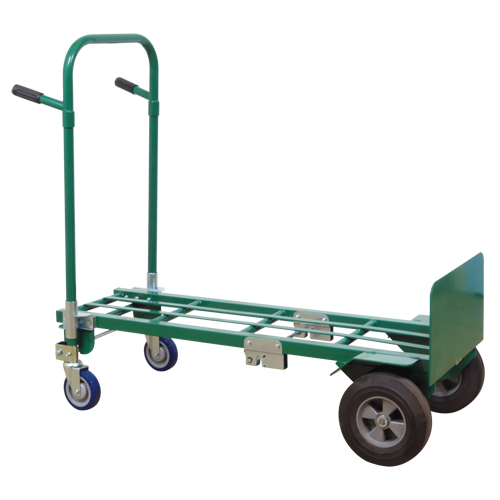 Diable transformable &eacute;conomique Greenline - E-CON, Acier, Capacit&eacute; 800 lb Duraquip Inc