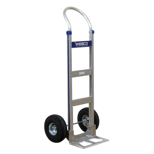 Cobra-Lite Hand Truck - 410-T14-P, Continuous Handle, Aluminum, 49" Height, 600 lbs. Capacity Duraquip Inc
