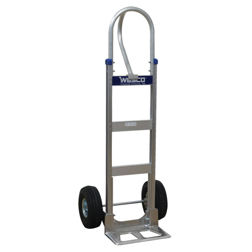Cobra-Lite Hand Truck - 410-T14-P, P-Handle Handle, Aluminum, 52" Height, 600 lbs. Capacity Duraquip Inc