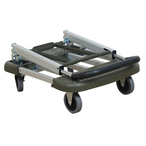 Telefolding Platform Truck, Aluminum, 330 lbs., 29-1/2" L x 17-1/2" W, 36-1/2" High Duraquip Inc