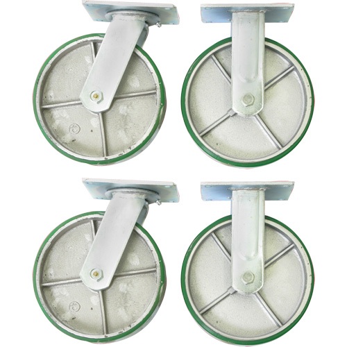 8" Caster Set for Platform Truck Duraquip Inc