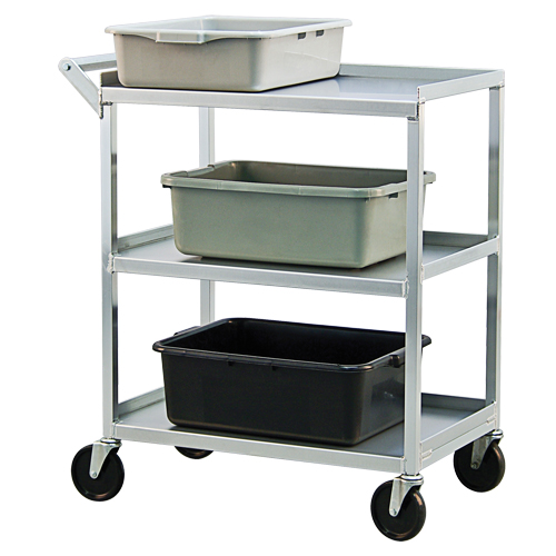 Chariot utilitaire, 3 Tiers, 18-1/2" la x 39" h x 32-1/2" p, Capacit&eacute; 350 lb Duraquip Inc