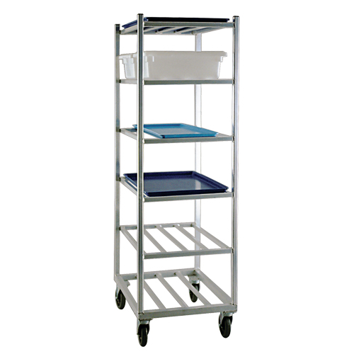 Shelf Cart, 6 Tiers, 20-7/8" W x 67" H x 27" D, 450 lbs. Capacity Duraquip Inc