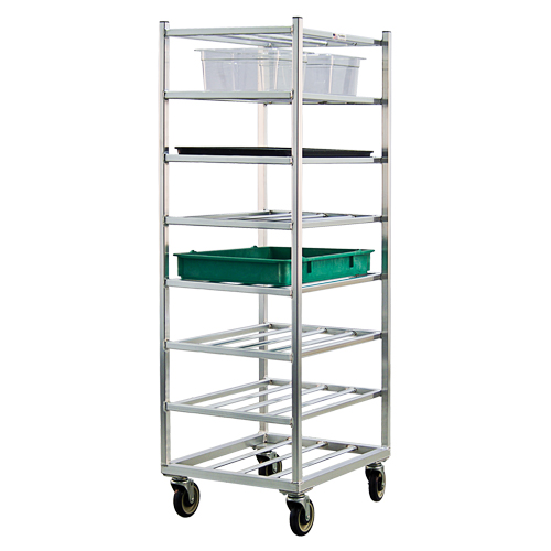 Chariot &agrave; tablettes, 8 Tiers, 20-7/8" la x 67" h x 27" p, Capacit&eacute; 600 lb Duraquip Inc