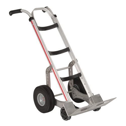 Diable autostabilisant, Prise Double, Aluminium, Hauteur de 55'', Capacit&eacute; 500 lb Duraquip Inc