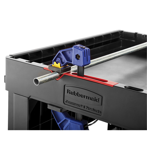 Heavy-Duty Adaptable Utility Cart, 2 Tiers, 17-3/4" x 36" x 46-1/5", 500 lbs. Capacity Duraquip Inc