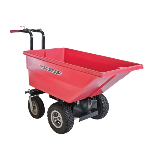 Motorized Tilt Truck, 6 pi³ Capacity, 40" H x 25" W x 56" D Duraquip Inc