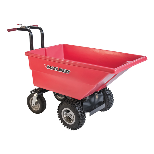 Motorized Tilt Truck, 6 pi³ Capacity, 40" H x 25" W x 56" D Duraquip Inc