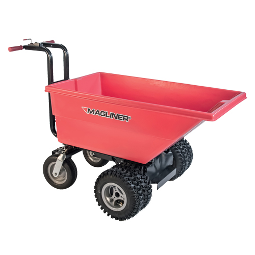 Motorized Tilt Truck, 6 pi³ Capacity, 40" H x 33-1/2" W x 56" D Duraquip Inc