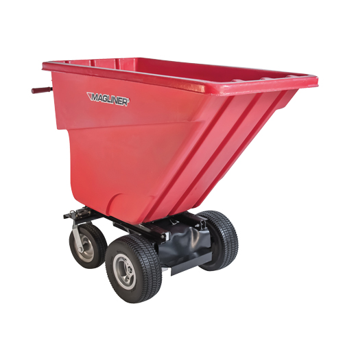 Motorized Tilt Truck, 13,5 pi³ Capacity, 45" H x 27" W x 68" D Duraquip Inc