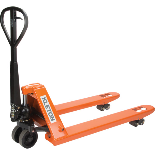 Super Heavy-Duty Manual Pallet Truck, Steel, 48" L x 27" W, 11000 lbs. Capacity Duraquip Inc