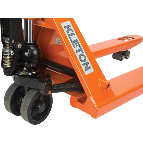 Super Heavy-Duty Manual Pallet Truck, Steel, 48" L x 27" W, 11000 lbs. Capacity Duraquip Inc