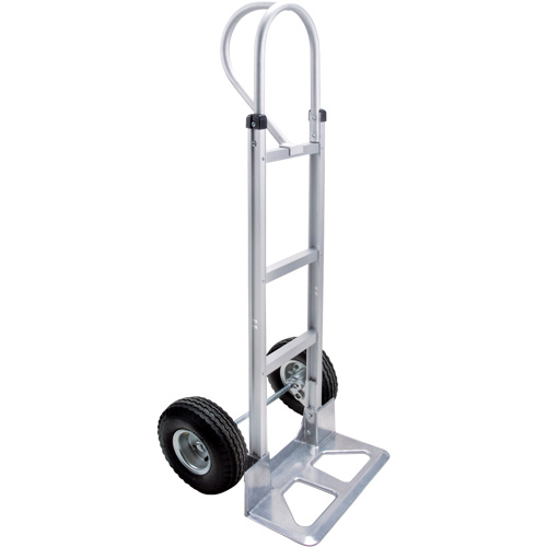 Knocked Down Hand Truck, P-Handle Handle, Aluminum, 52-1/8" Height, 500 lbs. Capacity Duraquip Inc