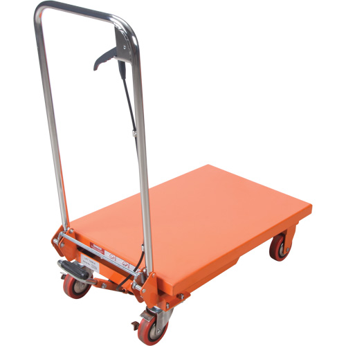 Hydraulic Scissor Lift Table, 27-1/2" L x 17-3/4" W, Steel, 330 lbs. Capacity Duraquip Inc