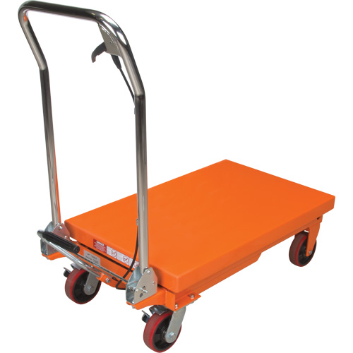 Hydraulic Scissor Lift Table, 32" L x 19-3/4" W, Steel, 660 lbs. Capacity Duraquip Inc