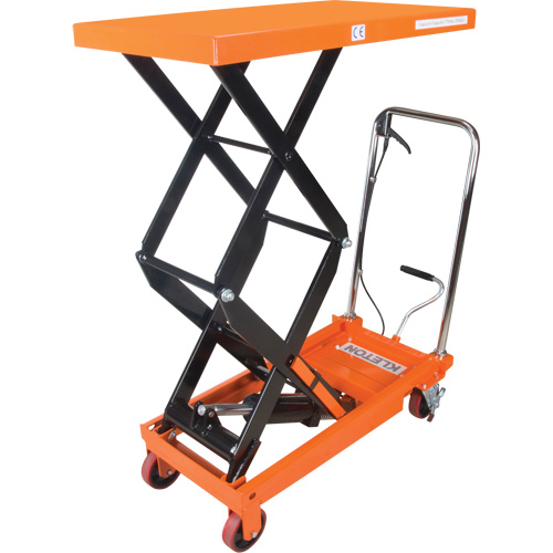 Hydraulic Scissor Lift Table, 35-3/4" L x 19-3/4" W, Steel, 770 lbs. Capacity Duraquip Inc