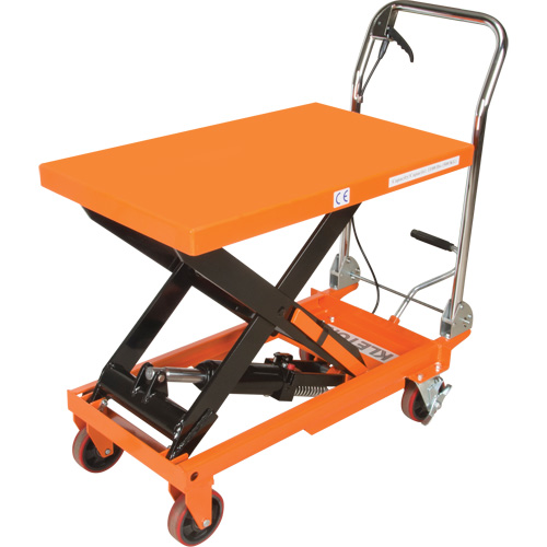 Hydraulic Scissor Lift Table, 32" L x 19-3/4" W, Steel, 1100 lbs. Capacity Duraquip Inc
