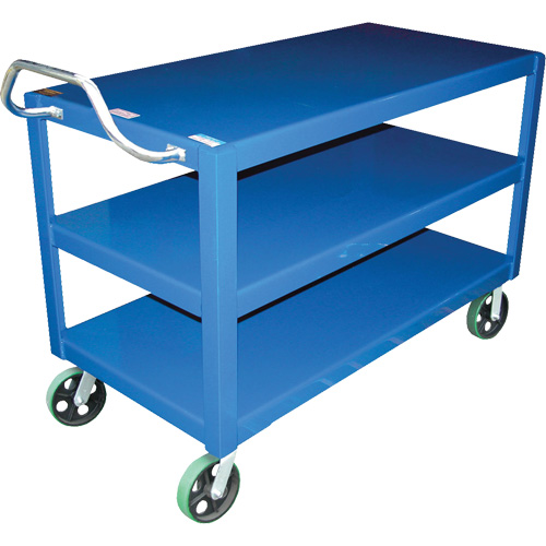 Chariot &agrave; poign&eacute;e ergonomique Ergo-Handle, 4000 lb Capacit&eacute;, Acier, 24-1/2" la x 41" ha x 54-7/8" p, Bordure vers le bas Duraquip Inc