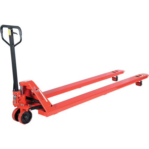 Full Featured Deluxe Pallet Jack, 96" L x 27" W, 4000 lbs. Capacity Duraquip Inc